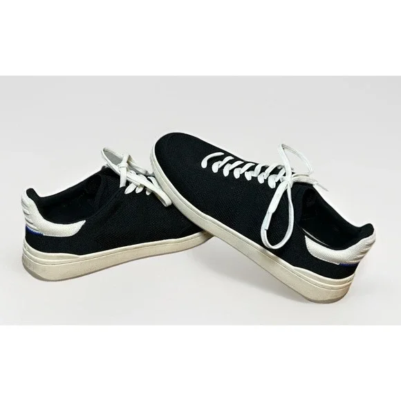 Rothy's The Men's Court Sneaker Black 12.5 Business Casual Streetwear Comfort